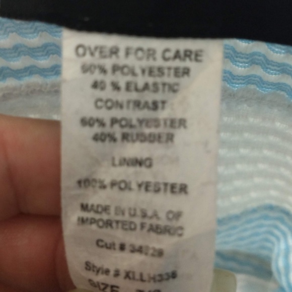 B. Smart Strapless blue/white Size 7/8 Dress B3/55 - Picture 6 of 7